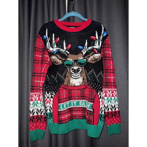 Ugly Christmas Sweater Xmas Size Medium - Picture 1 of 3